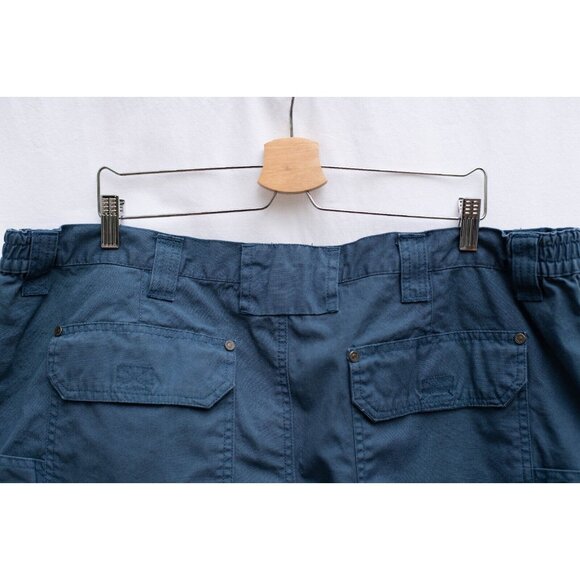 Boulder Creek Pants Men Big 44/26* Carpenter Outdoor Camping Gardening Teal Blue - Picture 5 of 7